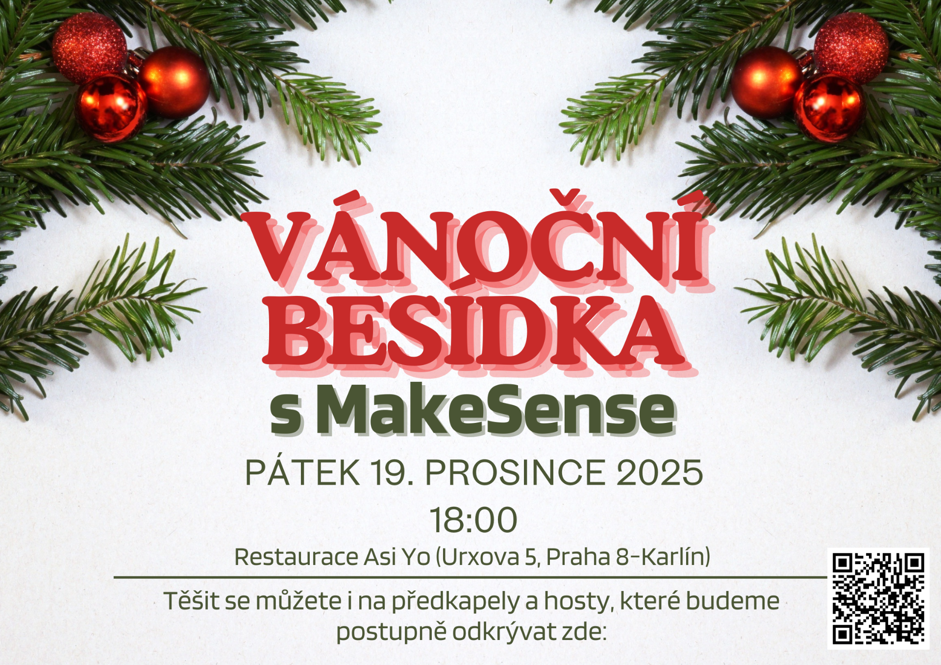 Vánoční Besídka s MakeSense